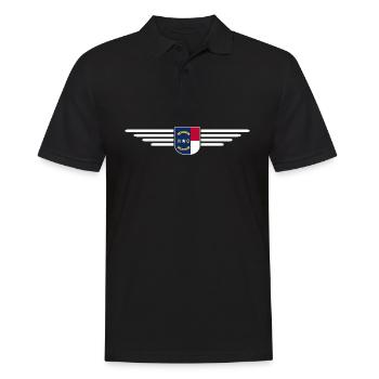 North Carolina Fan T-Shirt – Stylisch & Einzigarti - Männer Poloshirt - Schwarz - Vorne - Kai (181cm)