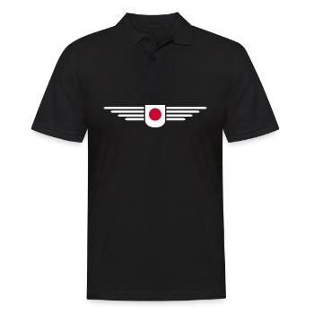 Ich liebe Japan, Stil Design T-Shirt - Männer Poloshirt - Schwarz - Vorne - Kai (181cm)