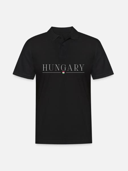 Hungary Style Design T-Shirt - Men's Polo Shirt - black