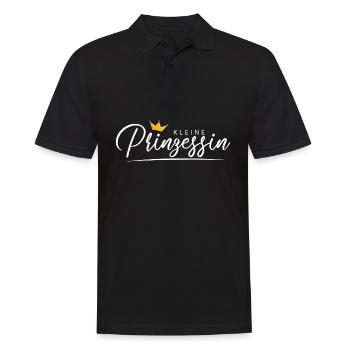 kleine Prinzessin - Männer Poloshirt - Schwarz - Vorne - Kai (181cm)