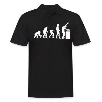 Evolution vers le Dj Edm Techno Festival - Polo Homme - noir - Devant - Kai (181cm)
