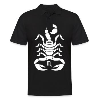 Scorpion Signes du zodiaque - Polo Homme - noir - Devant - Kai (181cm)