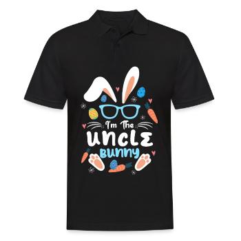 Im The Uncle Rabbit Easter Rabbit Ear Sunglass - Männer Poloshirt - Schwarz - Vorne - Kai (181cm)