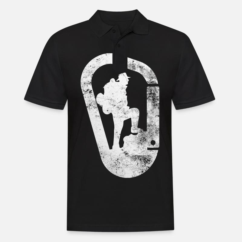 Wanderer - (2) - Männer Poloshirt - Schwarz