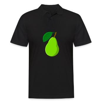 Poire fruit fruit - Polo Homme - noir - Devant - Kai (181cm)