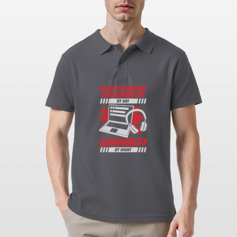 Funny Software Engineer Developer Programmer Gift Männer Poloshirt