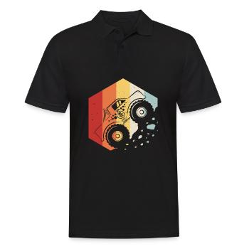 Monstertruck Monster Truck Motorsport Motor Auto - Polo Homme - noir - Devant - Kai (181cm)