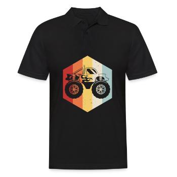 Motor Auto Monstertruck Monster Truck Motorsport - Polo Homme - noir - Devant - Kai (181cm)