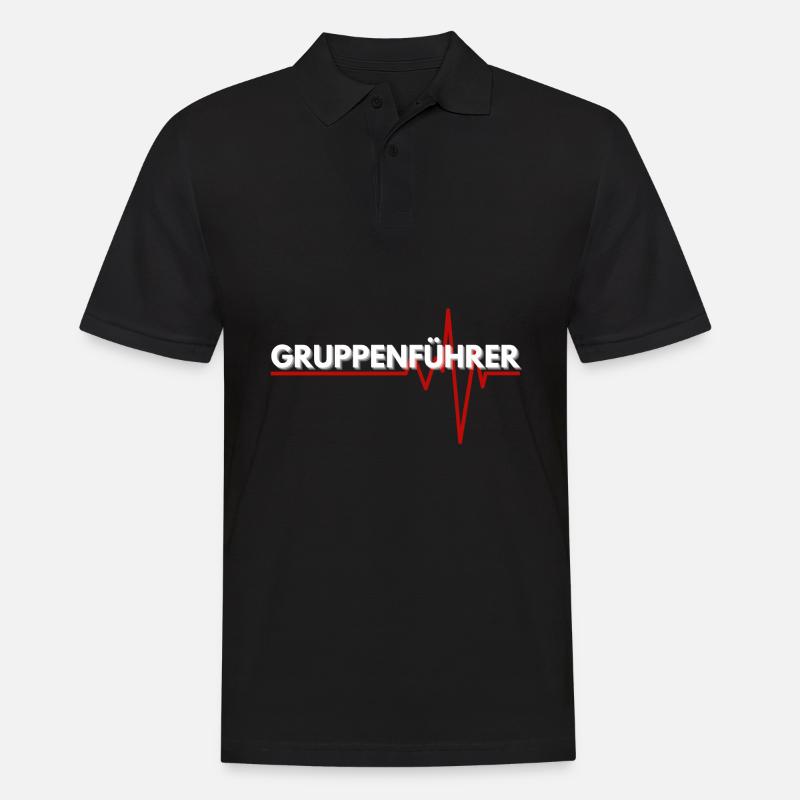 Gruppenführer Geschenkidee - Männer Poloshirt - Schwarz