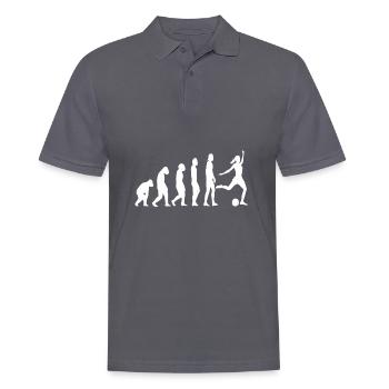 Evolution Women Soccer women soccer - Men's Polo Shirt - charcoal grey - Front - Nico (186cm)