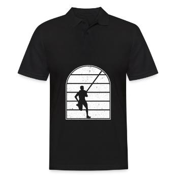Saut à la perche - Polo Homme - noir - Devant - Kai (181cm)