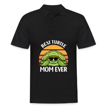 Cadeaux pour les amoureux des tortues | Animaux de compagnie Animaux - Polo Homme - noir - Devant - Kai (181cm)