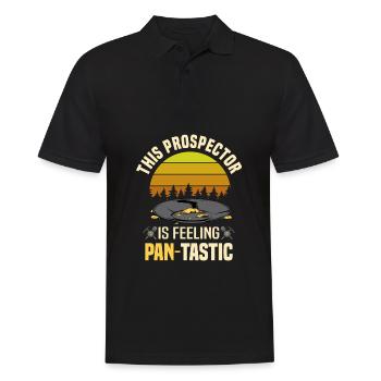 Chemises panoramiques dorées | Dons d’or miniers d’or - Polo Homme - noir - Devant - Kai (181cm)