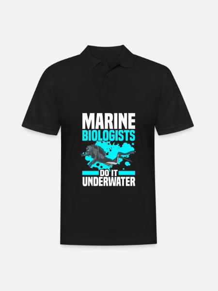Marine biology - Men's Polo Shirt - black