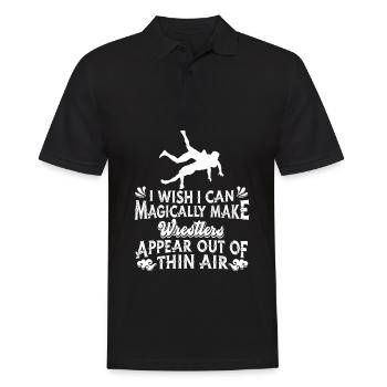 Wrestling Wrestler - Männer Poloshirt - Schwarz - Vorne - Kai (181cm)