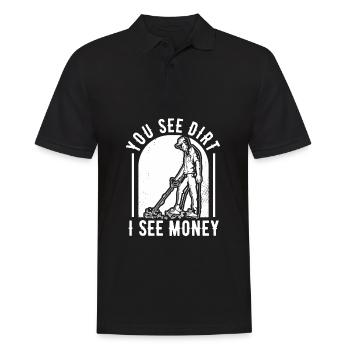 Prospecteur - Polo Homme - noir - Devant - Kai (181cm)