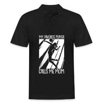 Volleyball Beachvolleyball - Männer Poloshirt - Schwarz - Vorne - Kai (181cm)