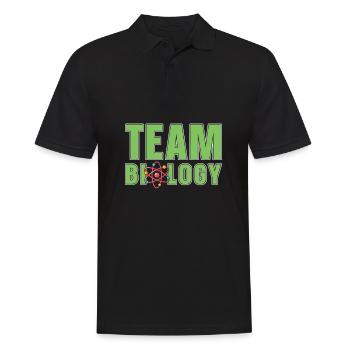 Biologie Biologe Wissenschaftler - Männer Poloshirt - Schwarz - Vorne - Kai (181cm)