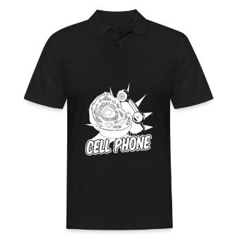 Biologiste scientifique en biologie - Polo Homme - noir - Devant - Kai (181cm)
