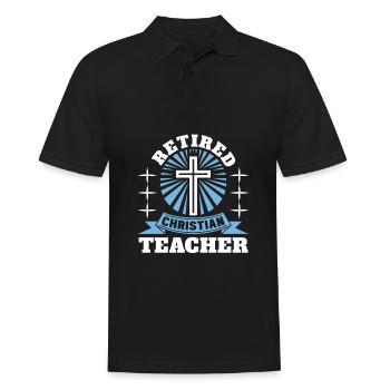 Teacher of Religion Religious Education - Men's Polo Shirt - black - Front - Kai (181cm)