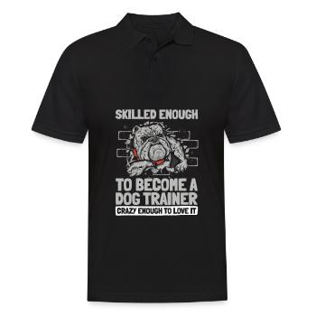 Dresseur de chiens Dresseur de chiens - Polo Homme - noir - Devant - Kai (181cm)