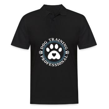 Dresseur de chiens Dresseur de chiens - Polo Homme - noir - Devant - Kai (181cm)
