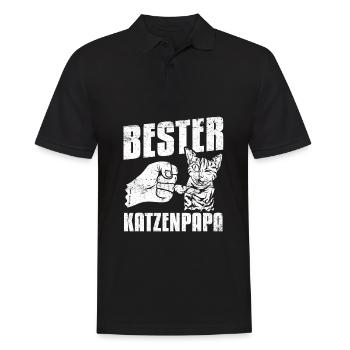 Cat Cat Daddy - Polo Homme - noir - Devant - Kai (181cm)