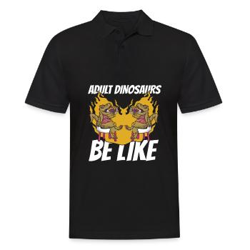 Dinosaure Dinosaure adulte - Polo Homme - noir - Devant - Kai (181cm)