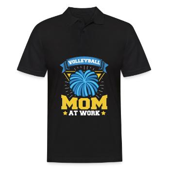 Volleyball Volleyball Joueur Volleyball Mère Volleyball Maman - Polo Homme - noir - Devant - Kai (181cm)