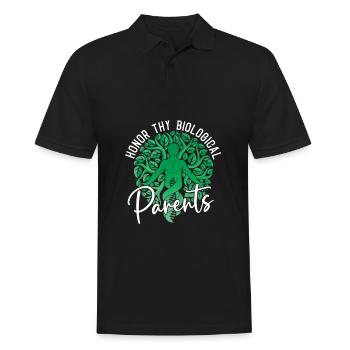 Biology Biologist Children Biology - Men's Polo Shirt - black - Front - Kai (181cm)