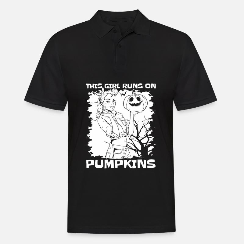 Halloween - Männer Poloshirt - Schwarz
