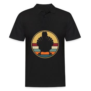 Action de grâce - Polo Homme - noir - Devant - Kai (181cm)