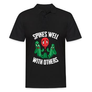 Cactus Jardin Cactus - Polo Homme - noir - Devant - Kai (181cm)
