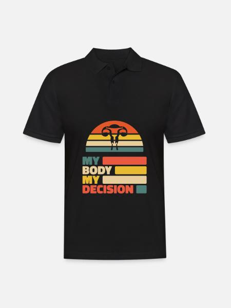 Hysterectomy - Men's Polo Shirt - black