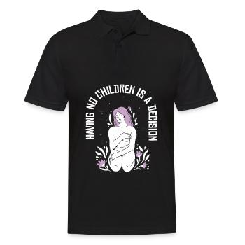 Hysterektomie Blumen Hysterektomie - Männer Poloshirt - Schwarz - Vorne - Kai (181cm)
