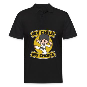 Taekwondo Enfants Taekwondo Mama - Polo Homme - noir - Devant - Kai (181cm)