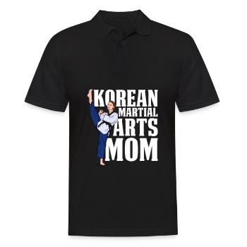 Taekwondo Mama - Polo Homme - noir - Devant - Kai (181cm)