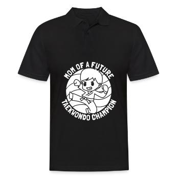 Taekwondo Taekwondo Mama - Polo Homme - noir - Devant - Kai (181cm)