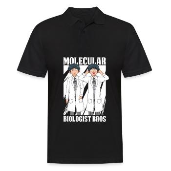 Biology Biologist Molecular biologist - Men's Polo Shirt - black - Front - Kai (181cm)