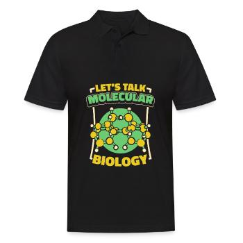 Biology Biologist Molecules Molecular Biologist - Men's Polo Shirt - black - Front - Kai (181cm)