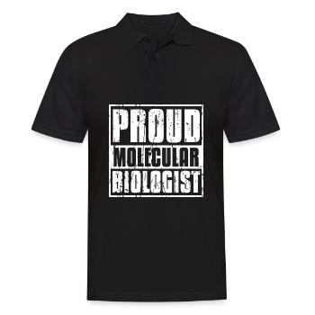 Biology Biologist Molecular biologist - Men's Polo Shirt - black - Front - Kai (181cm)