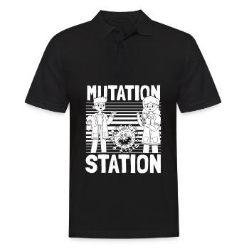 Biologiste Biologie Mutation cellulaire Biologiste moléculaire - Polo Homme - noir - Devant - Kai (181cm)
