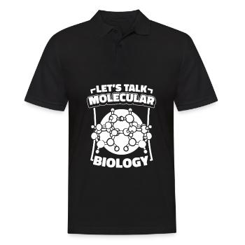 Biologie Biologiste Molécules Biologiste moléculaire - Polo Homme - noir - Devant - Kai (181cm)