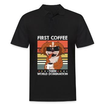 Beijing Coffee Sunglasses - Men's Polo Shirt - black - Front - Kai (181cm)