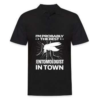 Entomologie Entomologe Insekt Moskito - Männer Poloshirt - Schwarz - Vorne - Kai (181cm)