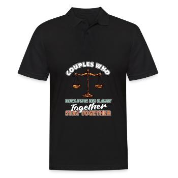 Avocat Avocat Jura Paar - Polo Homme - noir - Devant - Kai (181cm)