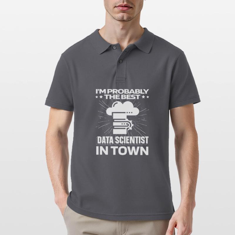 Data Science Data Analyst Server Männer Poloshirt