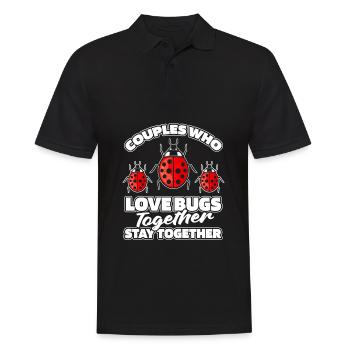 Entomologie Entomologe Insekt Paar - Männer Poloshirt - Schwarz - Vorne - Kai (181cm)