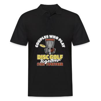 Frisbee Golf Disc Golf Paire - Polo Homme - noir - Devant - Kai (181cm)