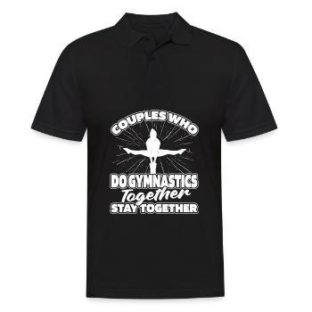 Rsg Turnen Sportgymnastik Paar - Männer Poloshirt - Schwarz - Vorne - Kai (181cm)
